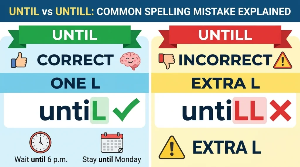 Until vs Untill