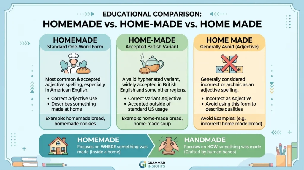 Home Made vs Homemade