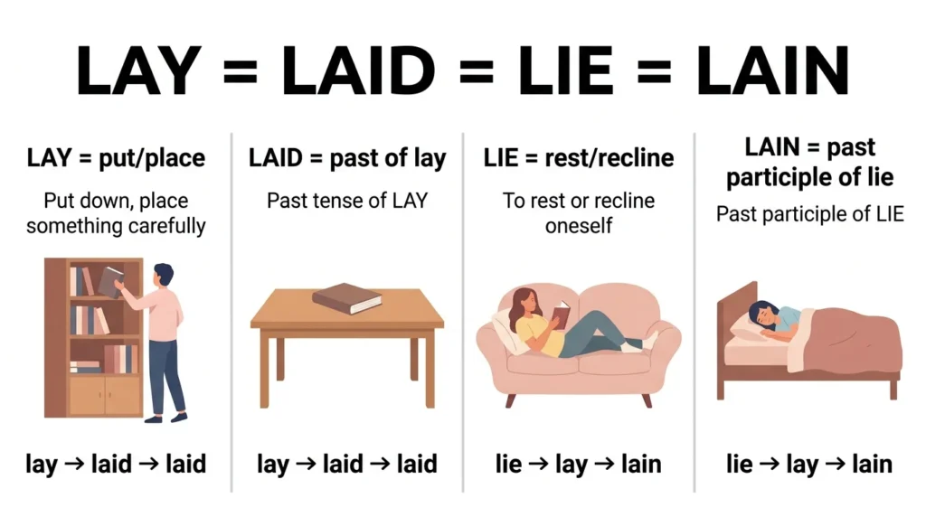 Laid vs Layed