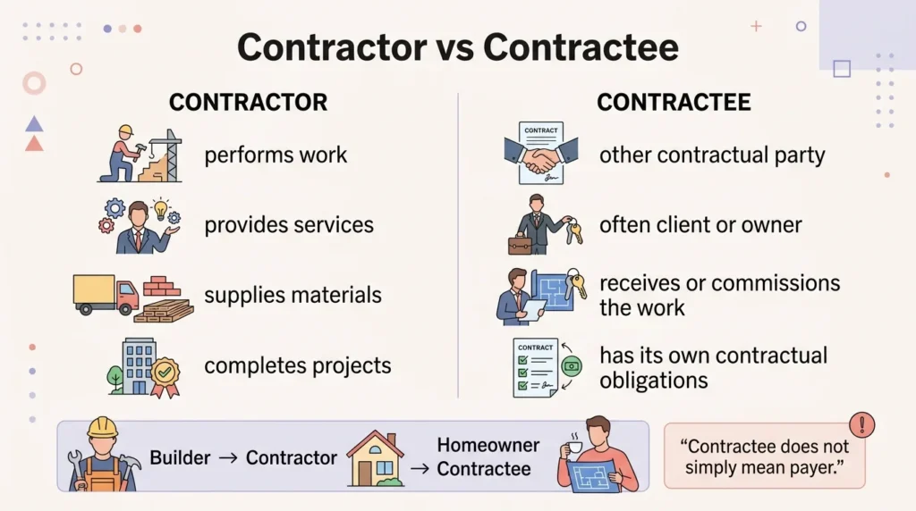 Contractor vs Contractee