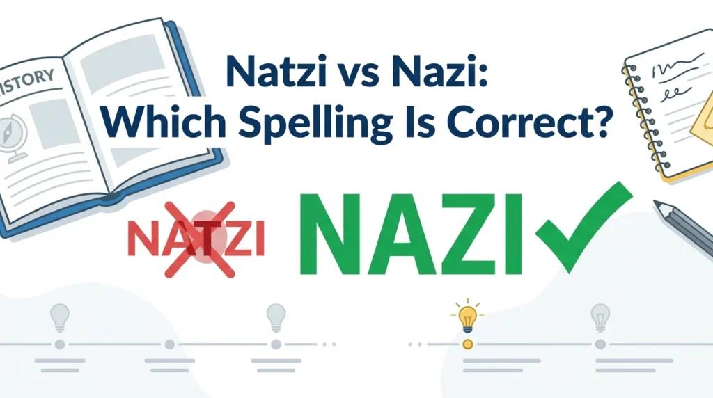 Natzi vs Nazi: Which Spelling Is Correct?