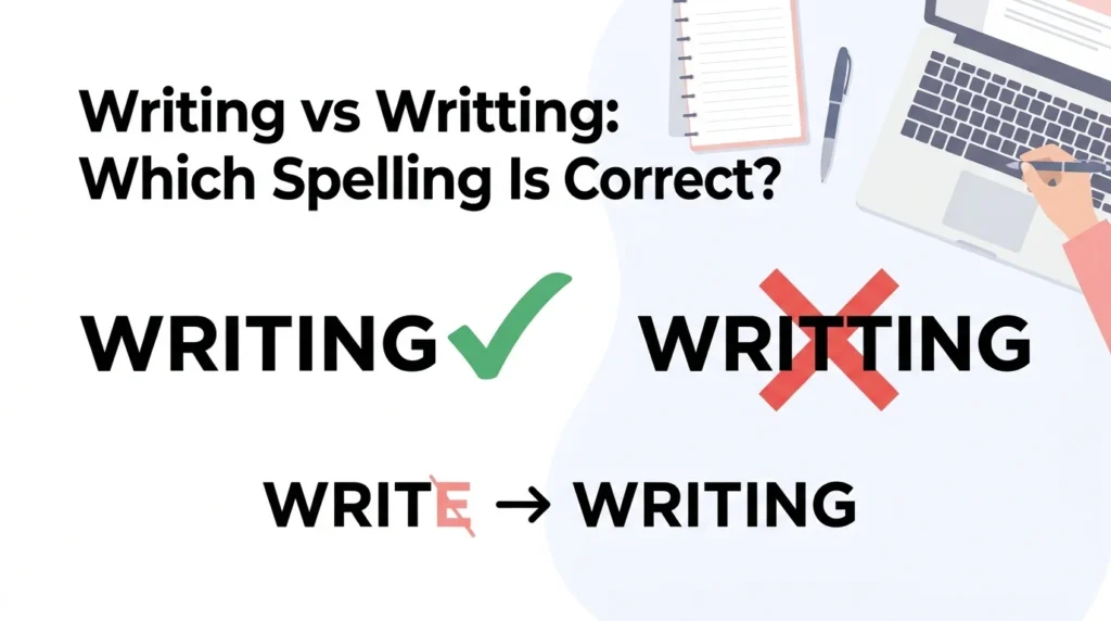 Writing vs Writting: Which Spelling Is Correct?