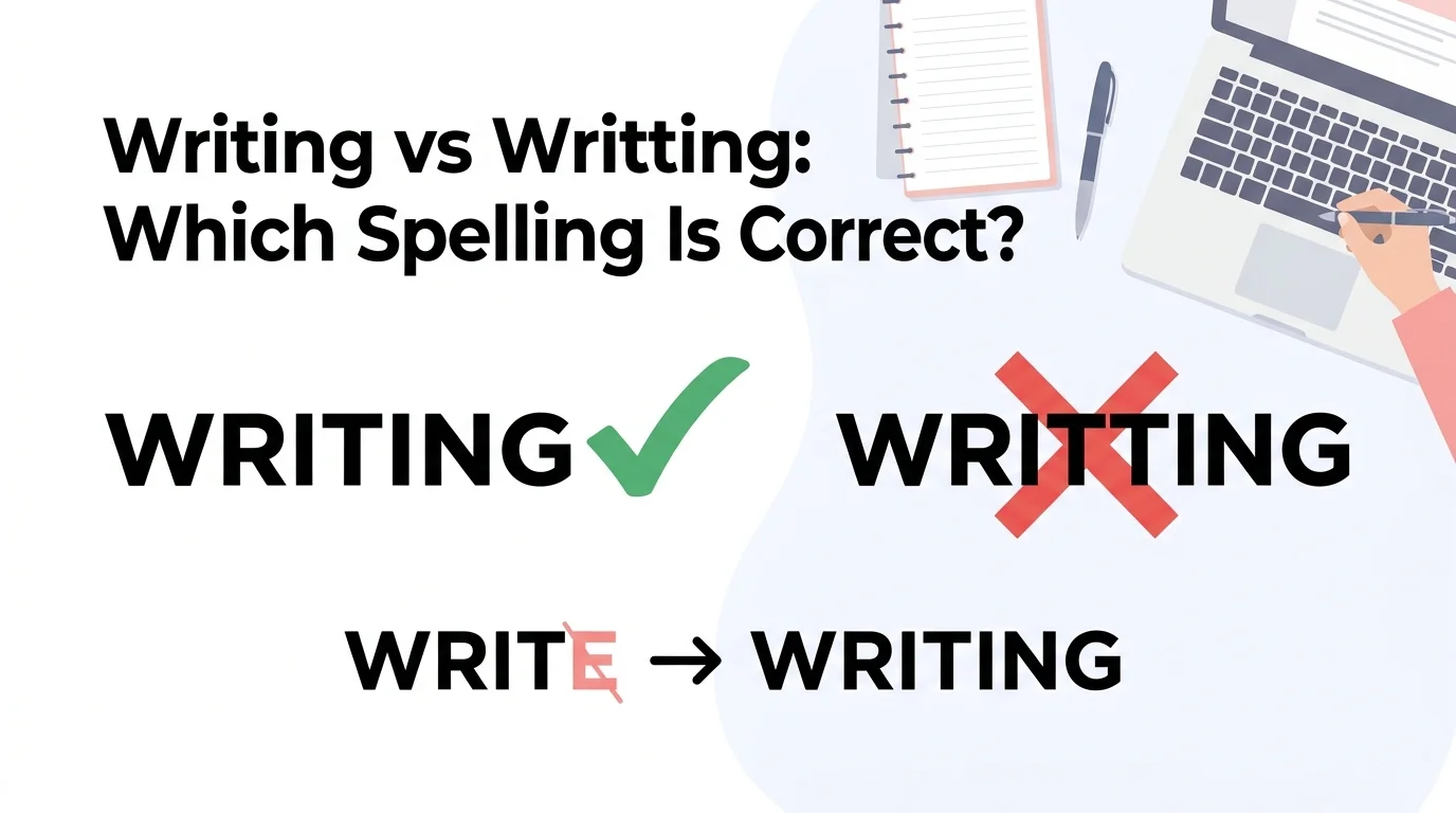 Writing vs Writting: Which Spelling Is Correct?