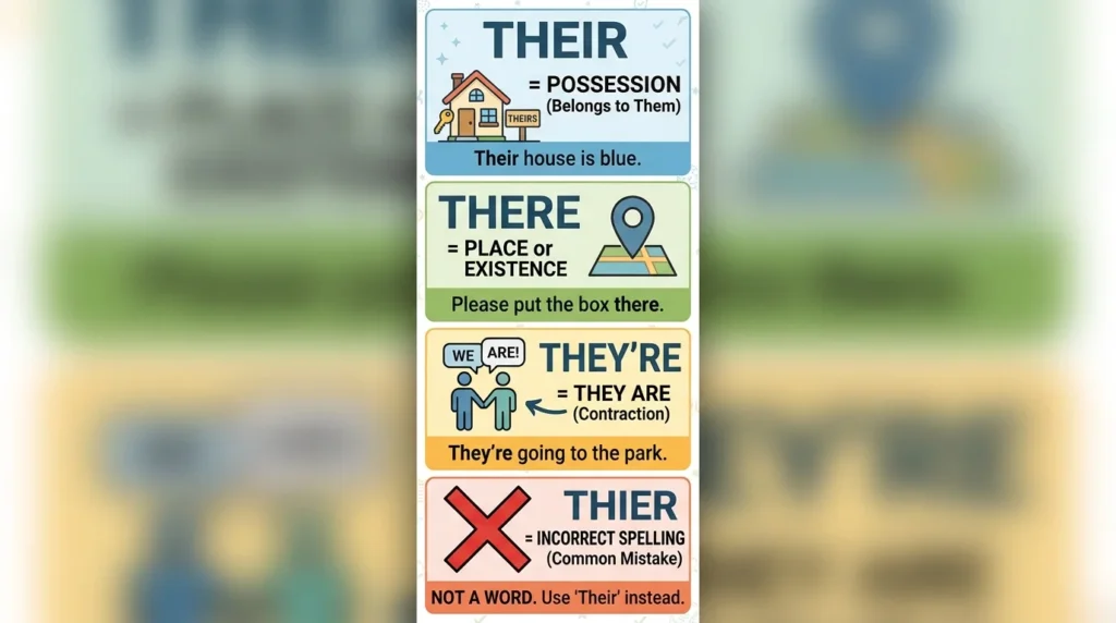 Their vs Thier: Which Spelling Is Correct?