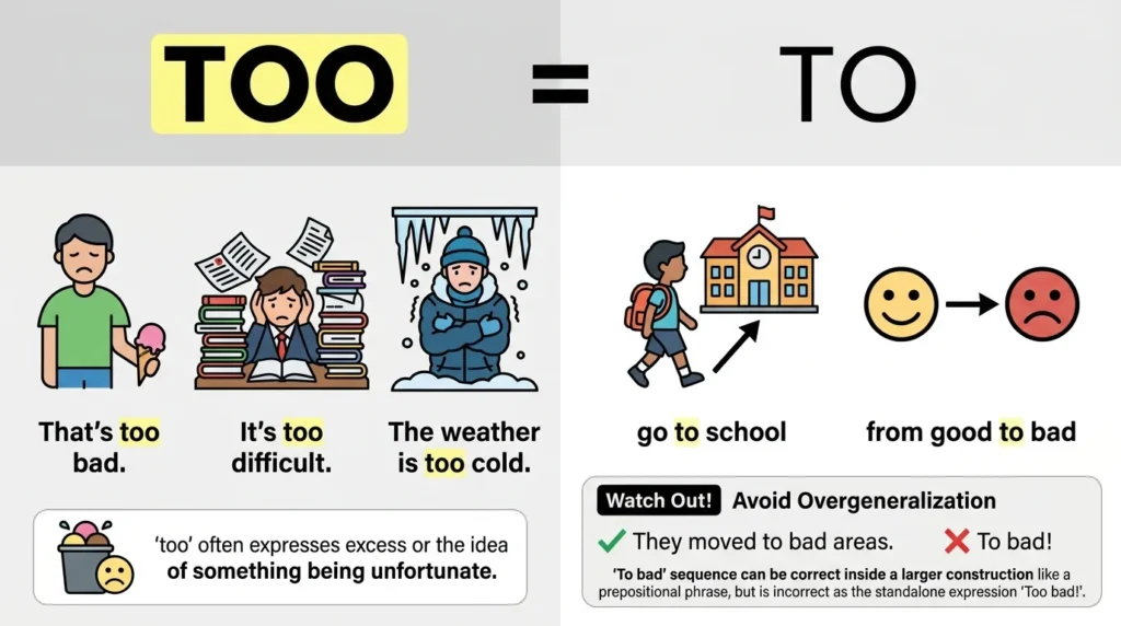 To Bad vs Too Bad: Which Is Correct?