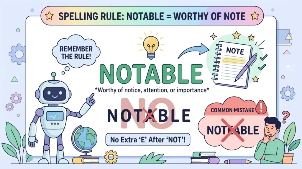 Noteable vs Notable: