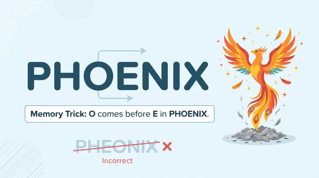 Phoenix vs Pheonix: Which Spelling Is Correct?