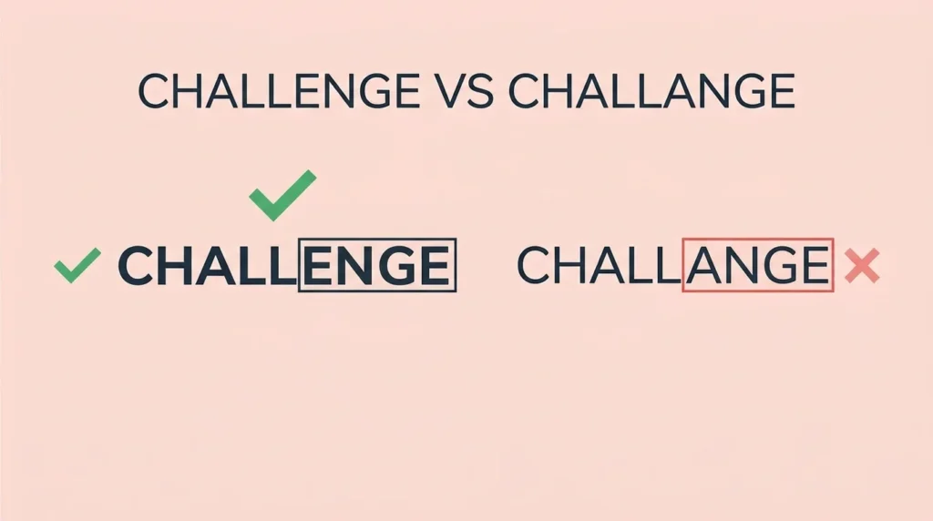 Challenge vs Challange: Which Is Correct?