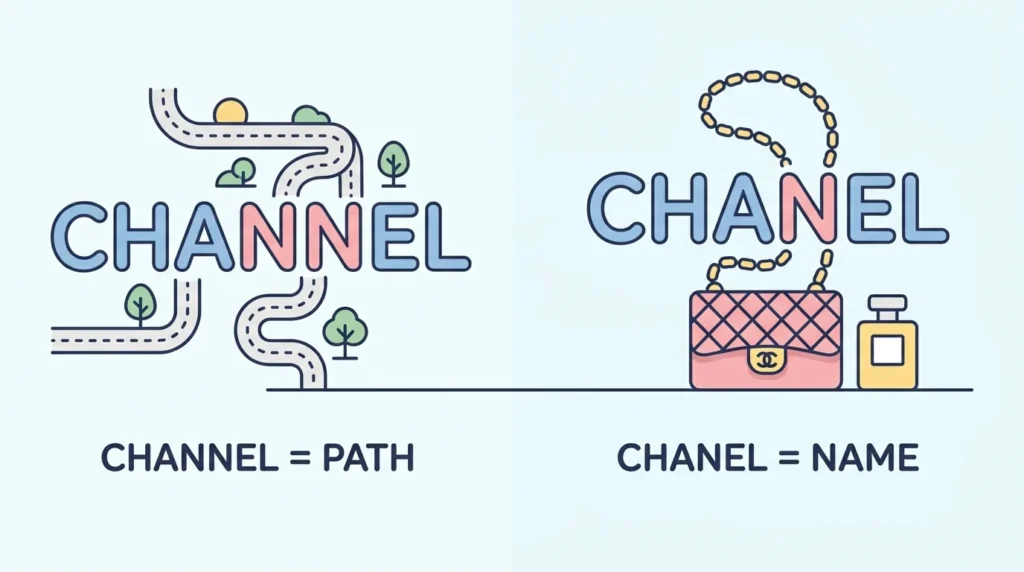 Channel vs Chanel in Real English
