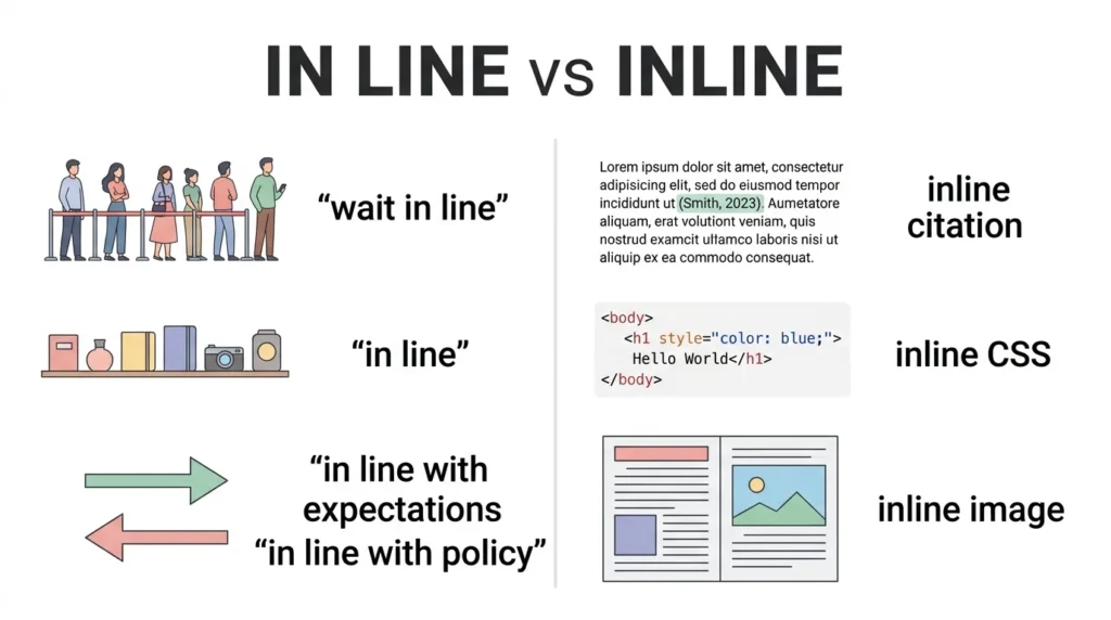 In Line vs Inline