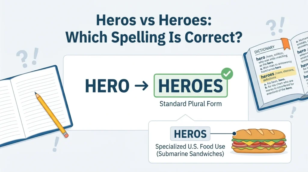 Heros vs Heroes: Which Spelling Is Correct?