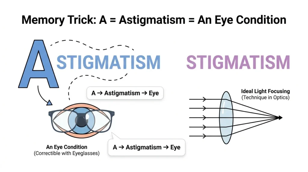 Stigmatism vs. Astigmatism