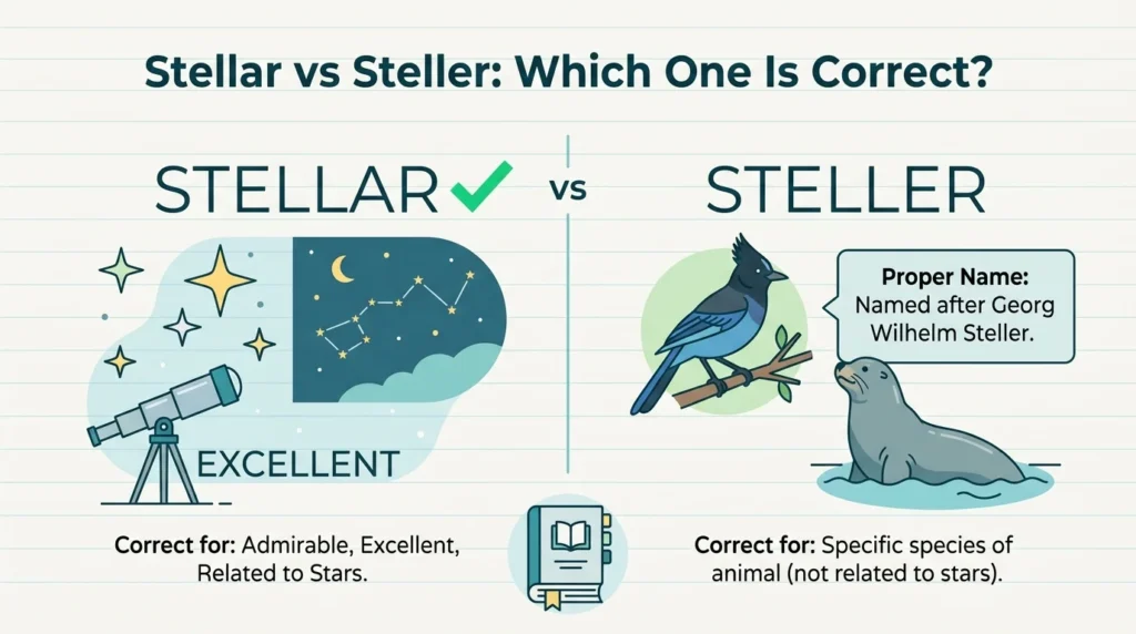 Stellar vs Steller: Which One Is Correct?