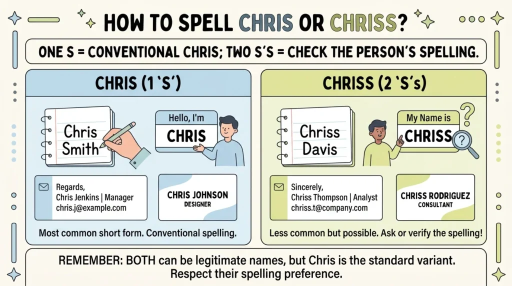 Chriss vs Chris