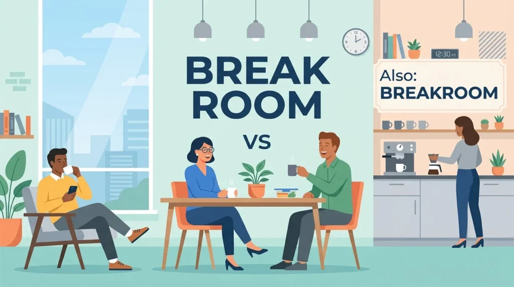 Breakroom vs Break Room: Which Spelling Is Correct?