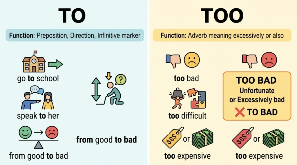 To Bad vs Too Bad