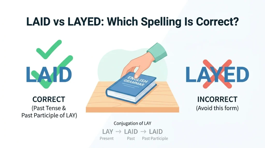 Laid vs Layed: Which Spelling Is Correct?