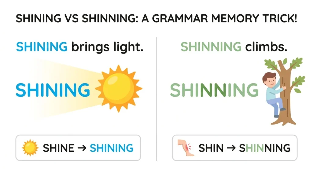 Shinning vs Shining