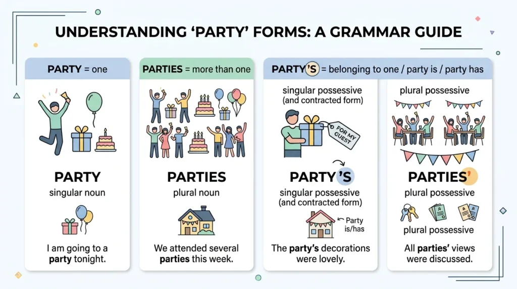 Partys vs Parties: Understanding
