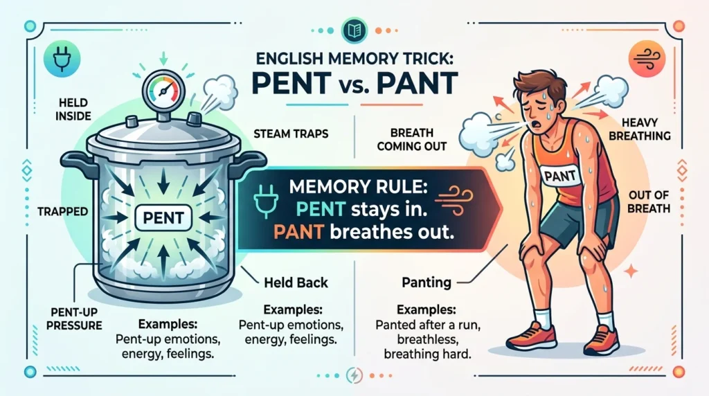 Pent vs Pant: Which Word Is Correct?