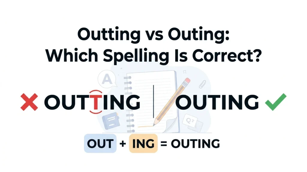 Outting vs Outing: Which Spelling Is Correct?