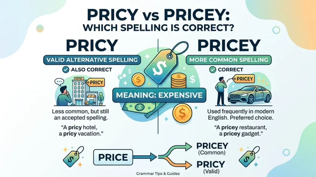 Pricy vs Pricey