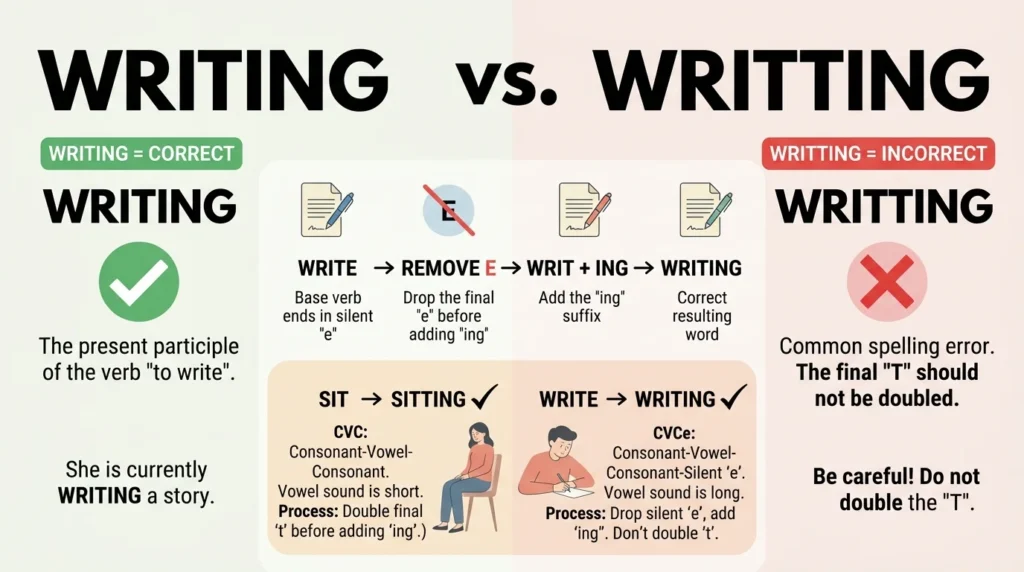 Writing vs Writting