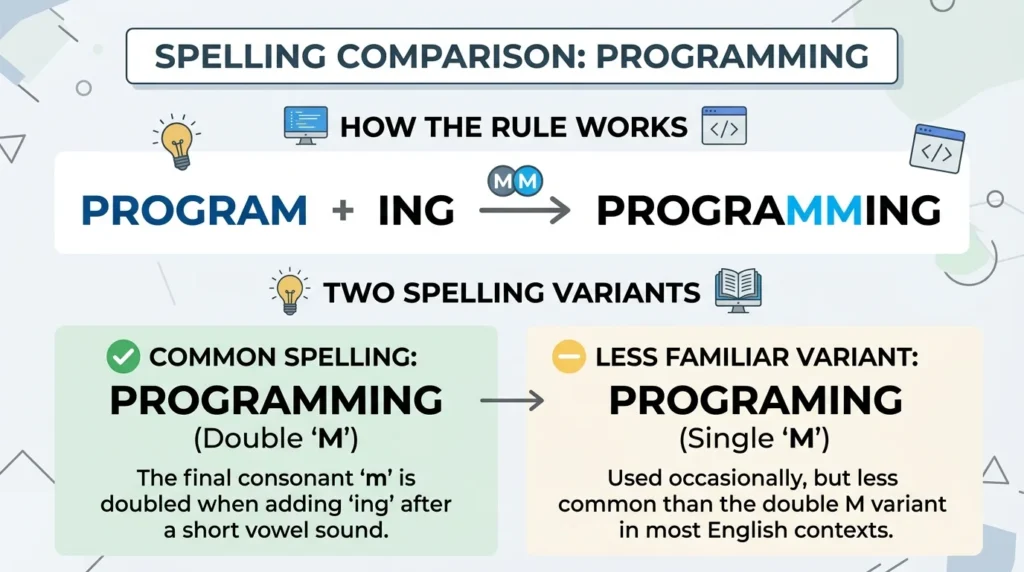 Programming vs Programing: Which Spelling Is Correct?