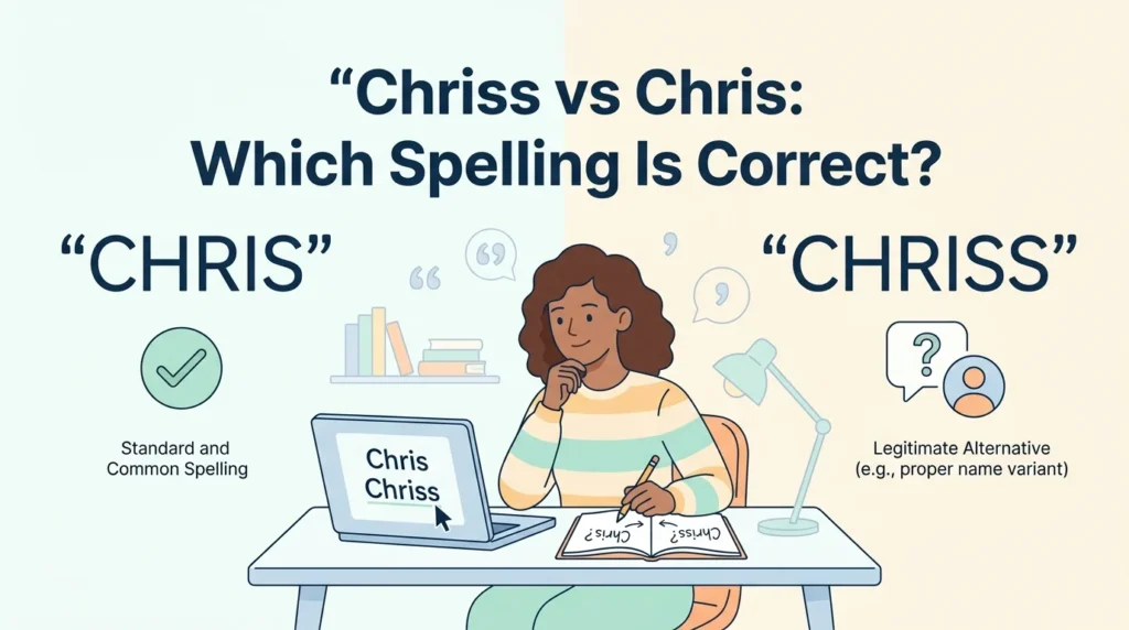 Chriss vs Chris: Which Spelling Is Correct?