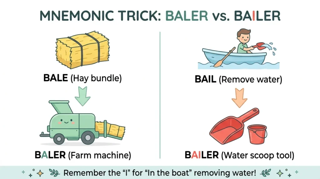Bailer vs Baler: Which Spelling Is Correct?