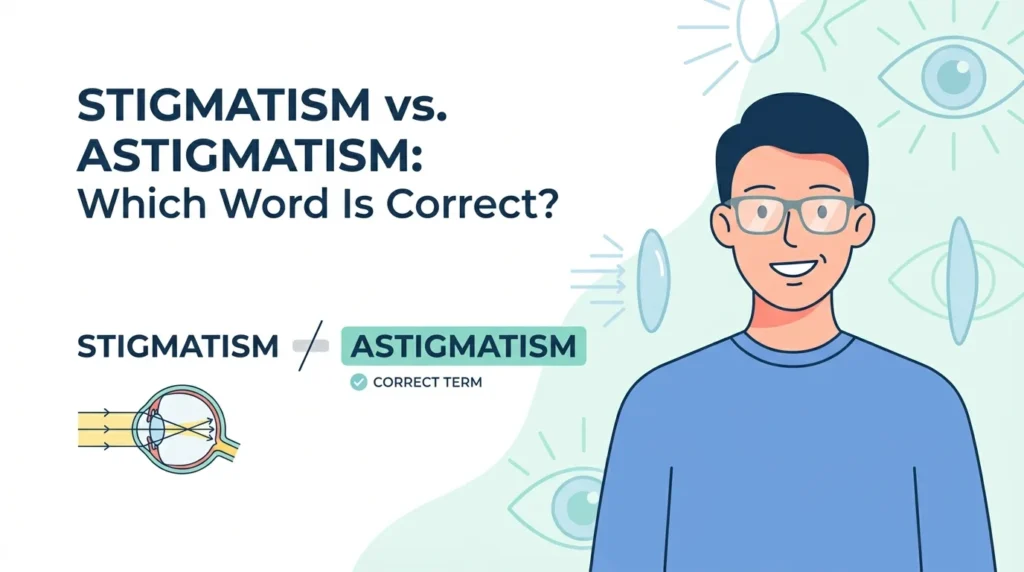 Stigmatism vs. Astigmatism: Which Word Is Correct?