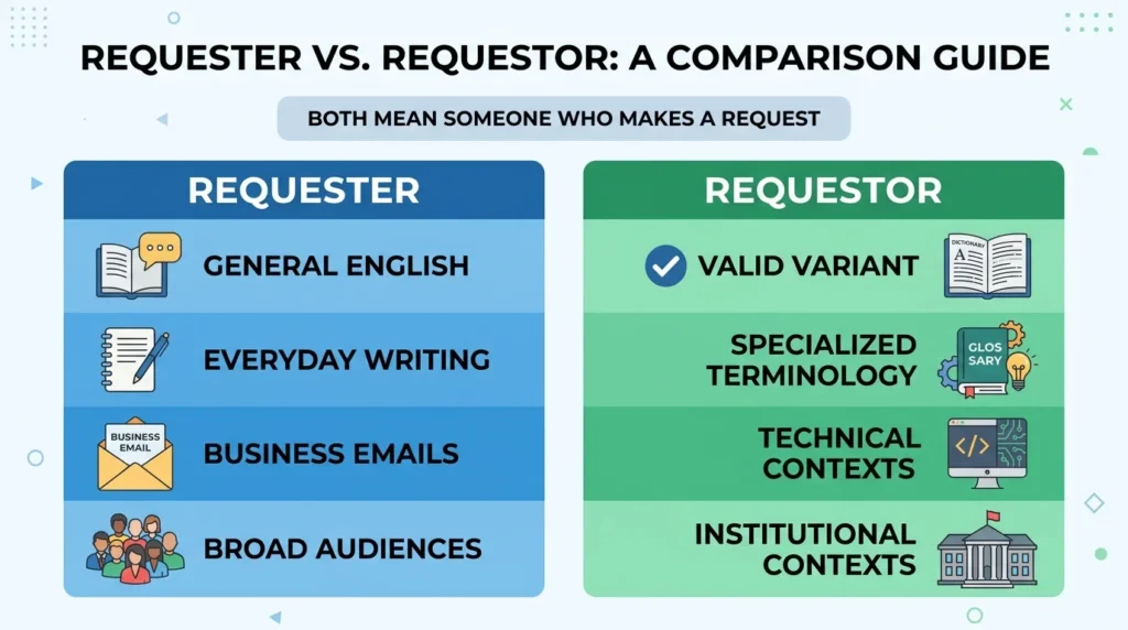 Requester vs Requestor