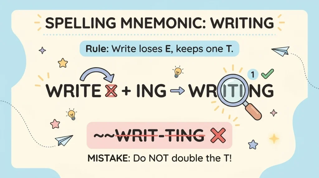 Writing vs Writting