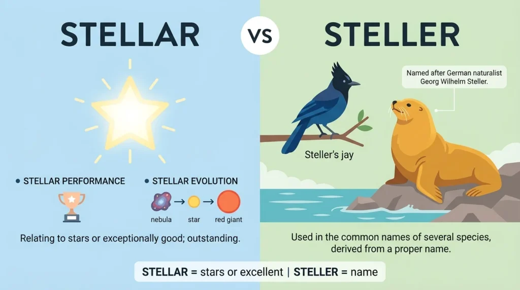 Stellar vs Steller