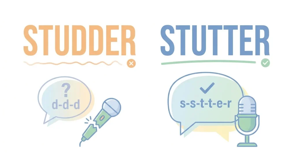 Studder vs Stutter: Which Spelling Is Correct?