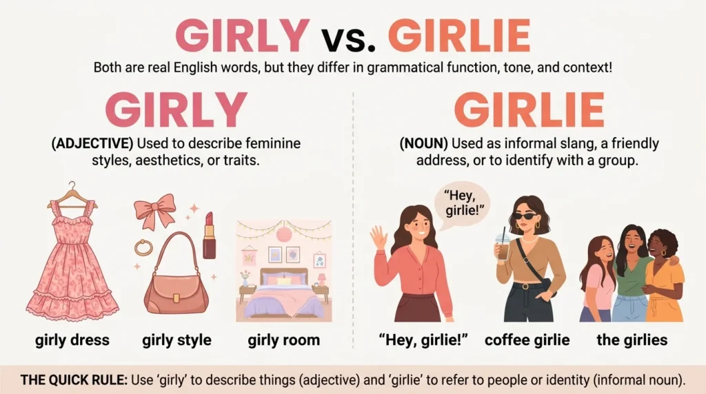 Girlie vs Girly