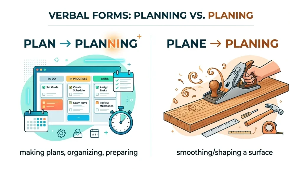 Planing vs Planning: Which Spelling Is Correct?