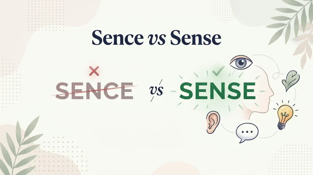SEO Title: Sence vs Sense: Which Spelling Is Correct?