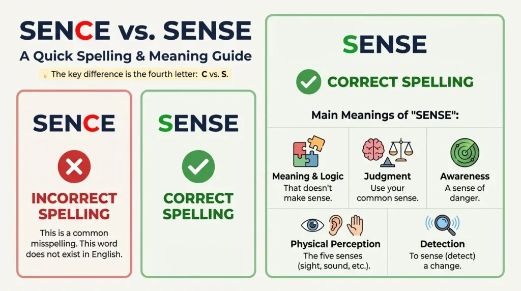 Sence vs Sense