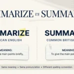 Summarize vs Summarise: Which Spelling Is Correct?