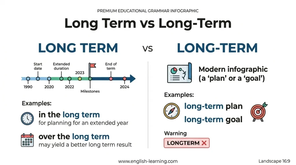 Long Term vs Long-Term: The Simple Hyphen Rule.