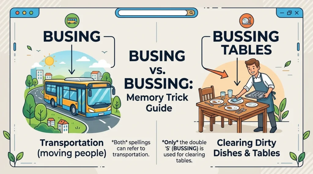 Busing vs Bussing