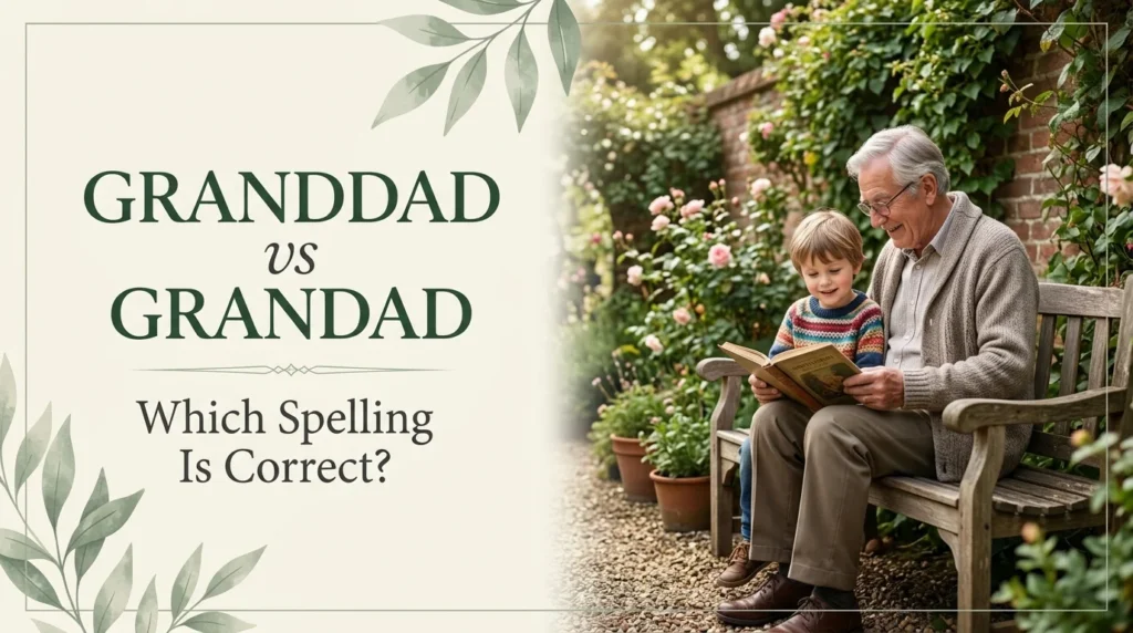 Granddad vs Grandad: Which Spelling Is Correct?
