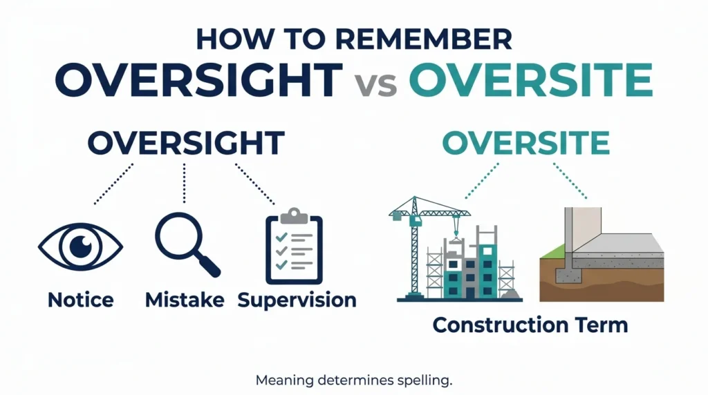 Oversight vs Oversite: What Is the Difference?