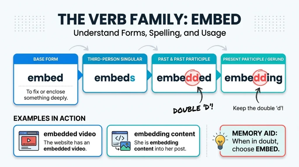 Imbed vs Embed: Which Spelling Is Correct?