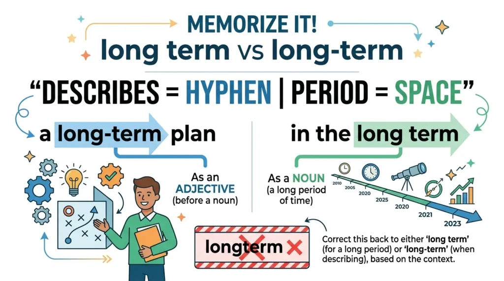 Long Term vs Long-Term: The Simple Hyphen Rule.