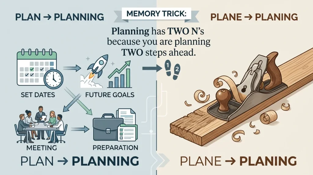 Planing vs Planning